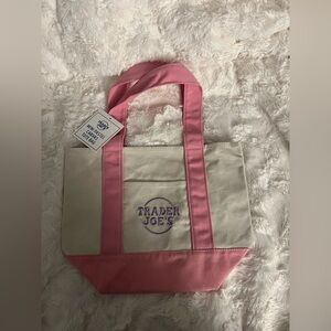 Pink and Cream Tote Bag